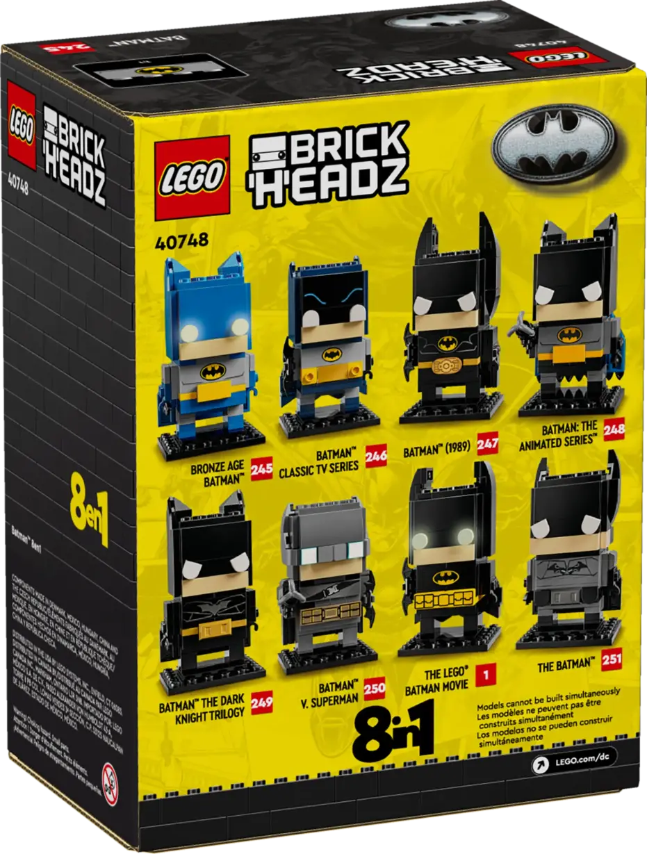 לגו ™BrickHeadz דמות 8 ב-1 באטמן (40748)