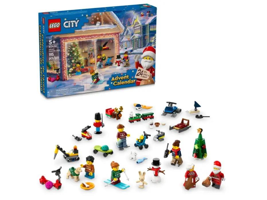 לגו City קלנדר 24 הפתעות - LEGO® City שנת 2024 (60436)