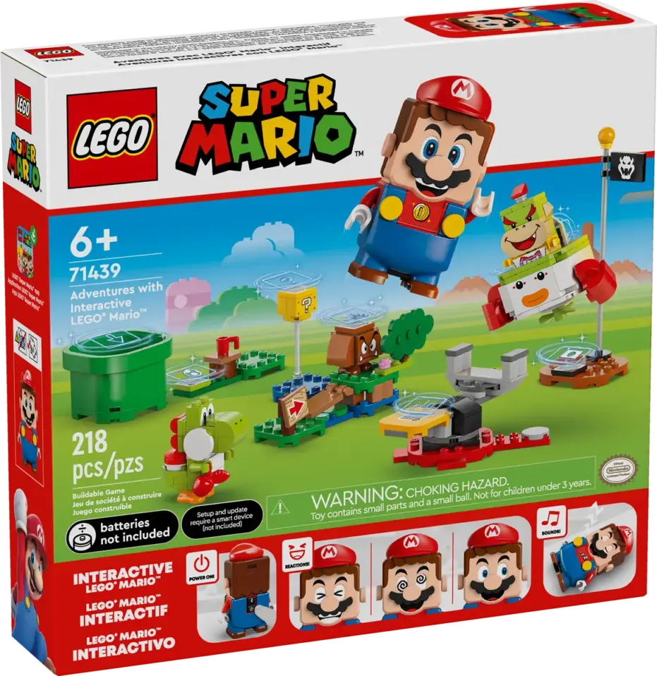 לגו Super Mario הרפתקאות עם ™LEGO® Mario אינטראקטיבי (71439)