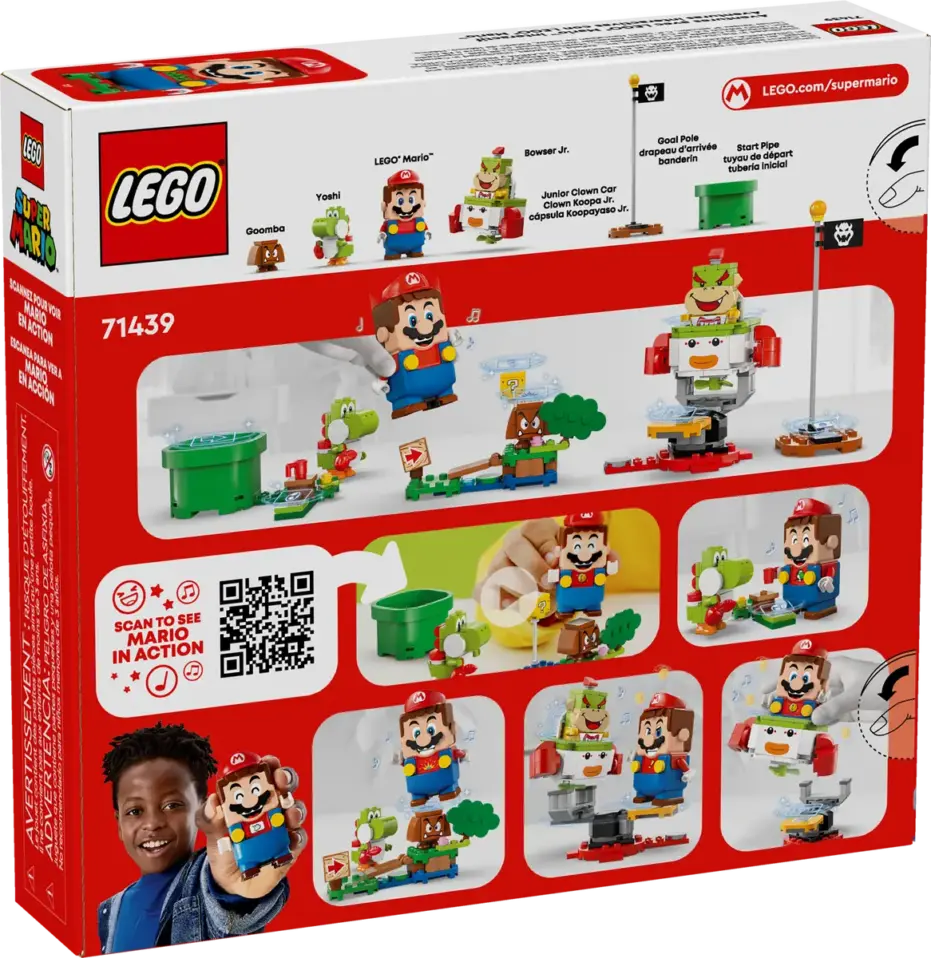 לגו Super Mario הרפתקאות עם ™LEGO® Mario אינטראקטיבי (71439)