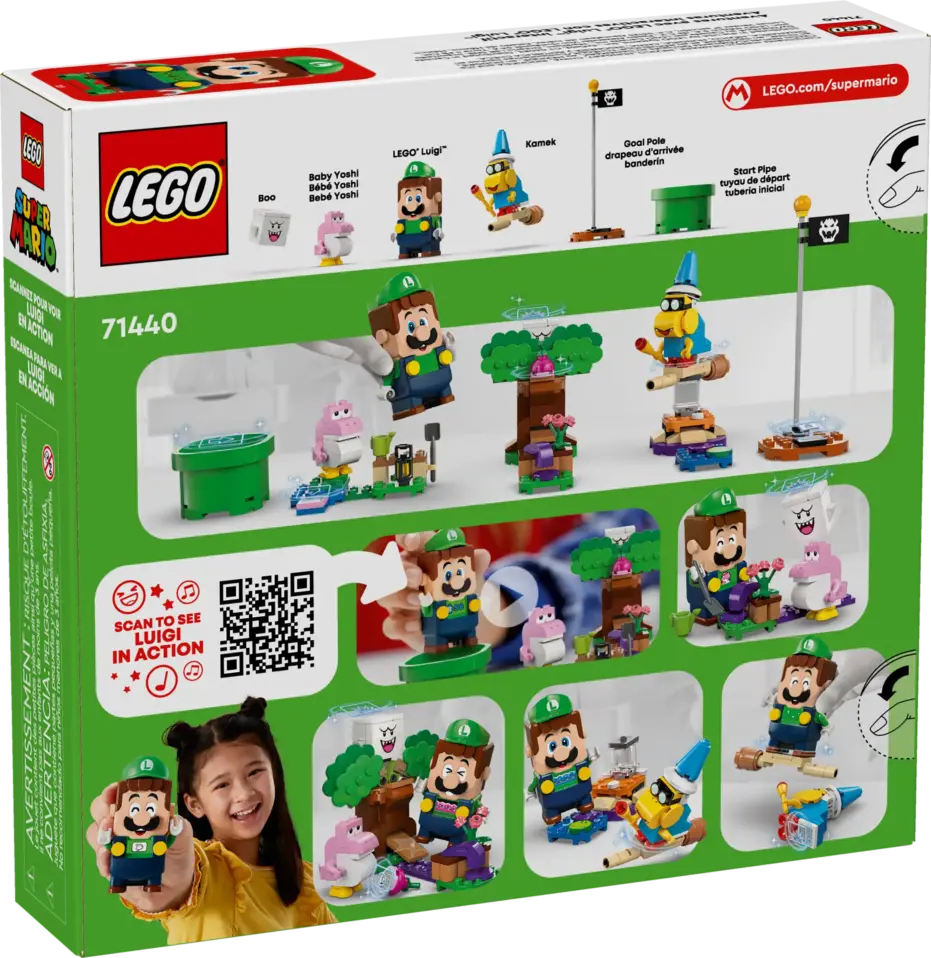 לגו Super Mario הרפתקאות עם ™LEGO® Luigi אינטראקטיבי (71440)