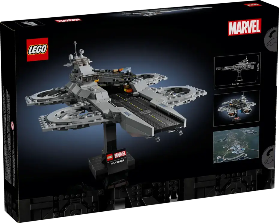 לגו Marvel ספינת אוויר Helicarrier של הנוקמים (76295)