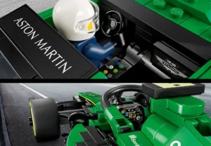 לגו (76925) Speed Champions רכב בטיחותי ודגם AMR23 של Aston Martin