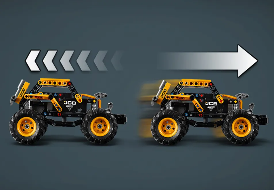 לגו Technic – רכב ™Monster Jam™ DIGatron עם מנגנון משיכה לאחור (42199)