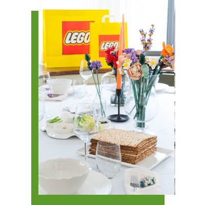 ברוכים הבאים לחנות הפרחים של LEGO STORE