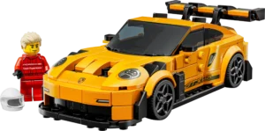 לגו Speed Champions - מכונית על Porsche 911 GT3 RS צהובה (77239)