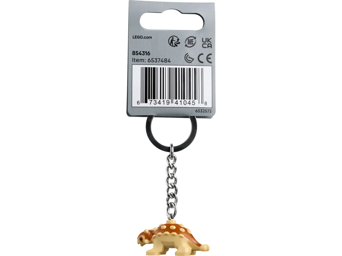 לגו מחזיק מפתחות – גור אנקילוזאורוס (854316)