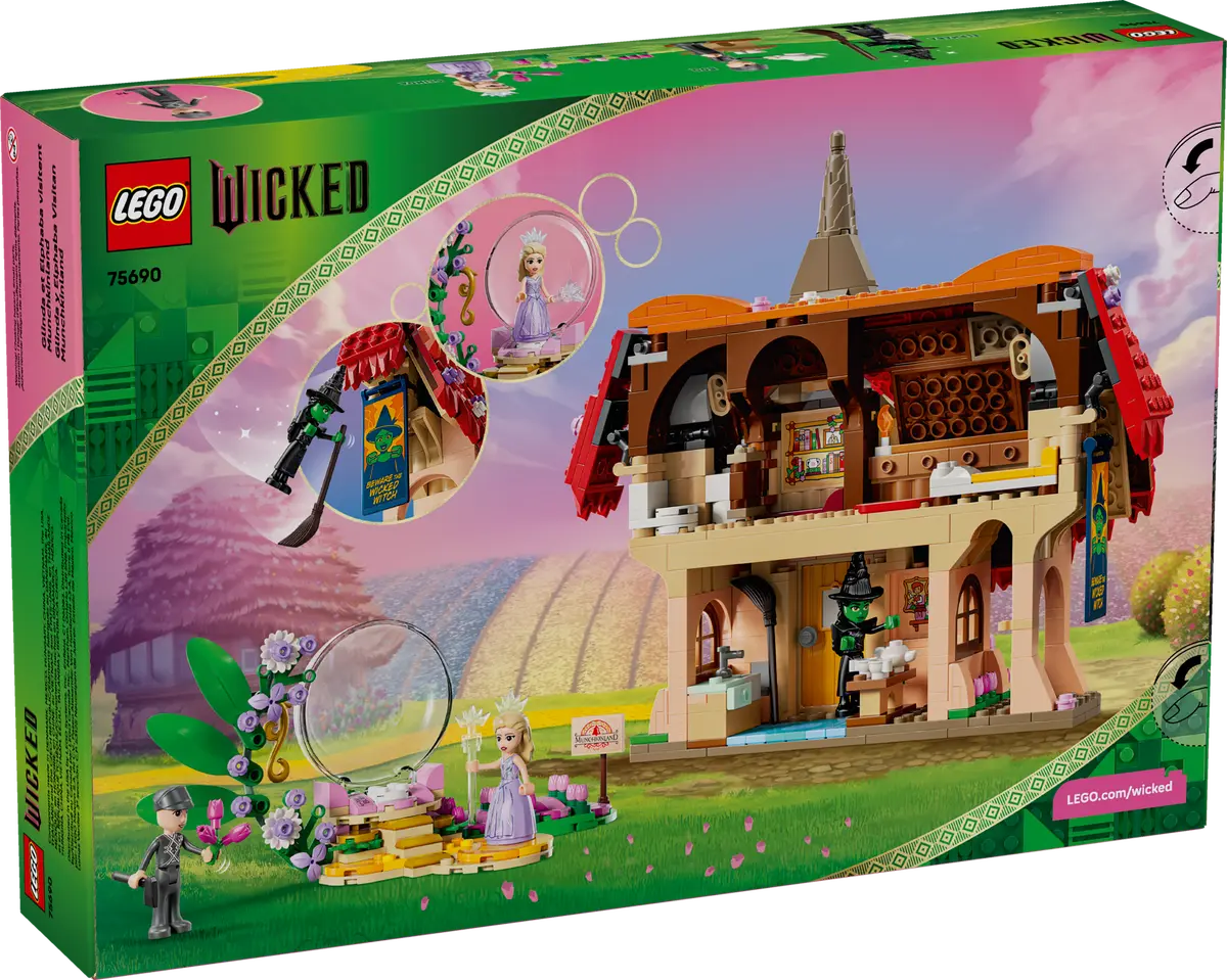 לגו Wicked – הביקור של גלינדה ואלפבה בארץ המנצ’קינים (75690)