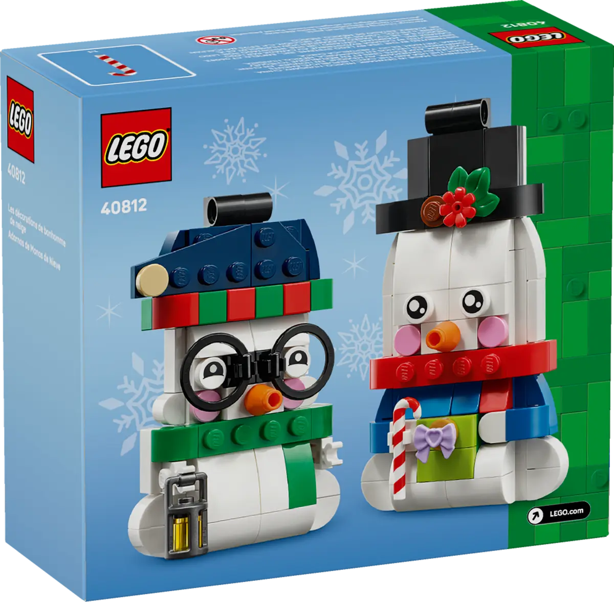 לגו Iconic – קישוטי איש שלג (40812)