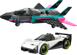 לגו City – מטוס סילון נגד מכונית (60489)