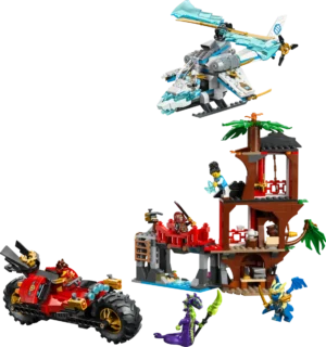 לגו Ninjago – קרב על בית העץ עם רכבי נינג’ה (71857)