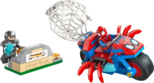 לגו Marvel – ספיידי על האופנוע נגד ריינו (11206)