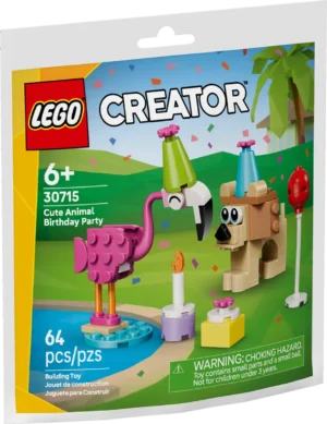 לגו Creator – מסיבת יום הולדת חמודה של חיות (30715)