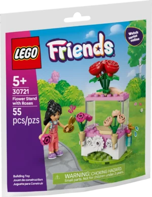 לגו Friends – דוכן פרחים עם ורדים (30721)