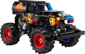 לגו Technic - מנגנון משיכה לאחור Monster Jam™ Grave Digger™ Fire and Ice (42219)