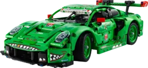 לגו Technic - מכונית מרוץ Porsche 911 GT3 R REXY AO ירוקה (42224)