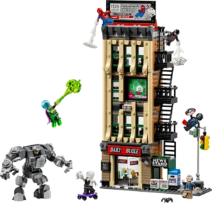 לגו Marvel - ספיידרמן נגד מיסטריו: עיתון הדיילי ביוגל (76342)