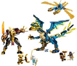 לגו Ninjago - דרקון היסודות נגד רובוט הקיסרית (71796)