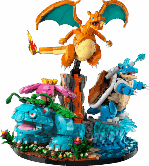לגו Pokémon - ונוזאור, צ'אריזארד ובלסטויז (72153)